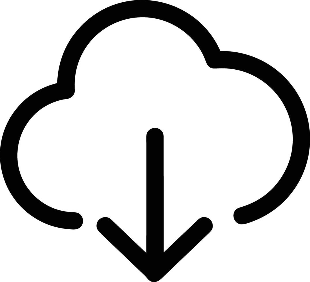 Cloud icon symbol vector image. Illustration of the hosting storage design image