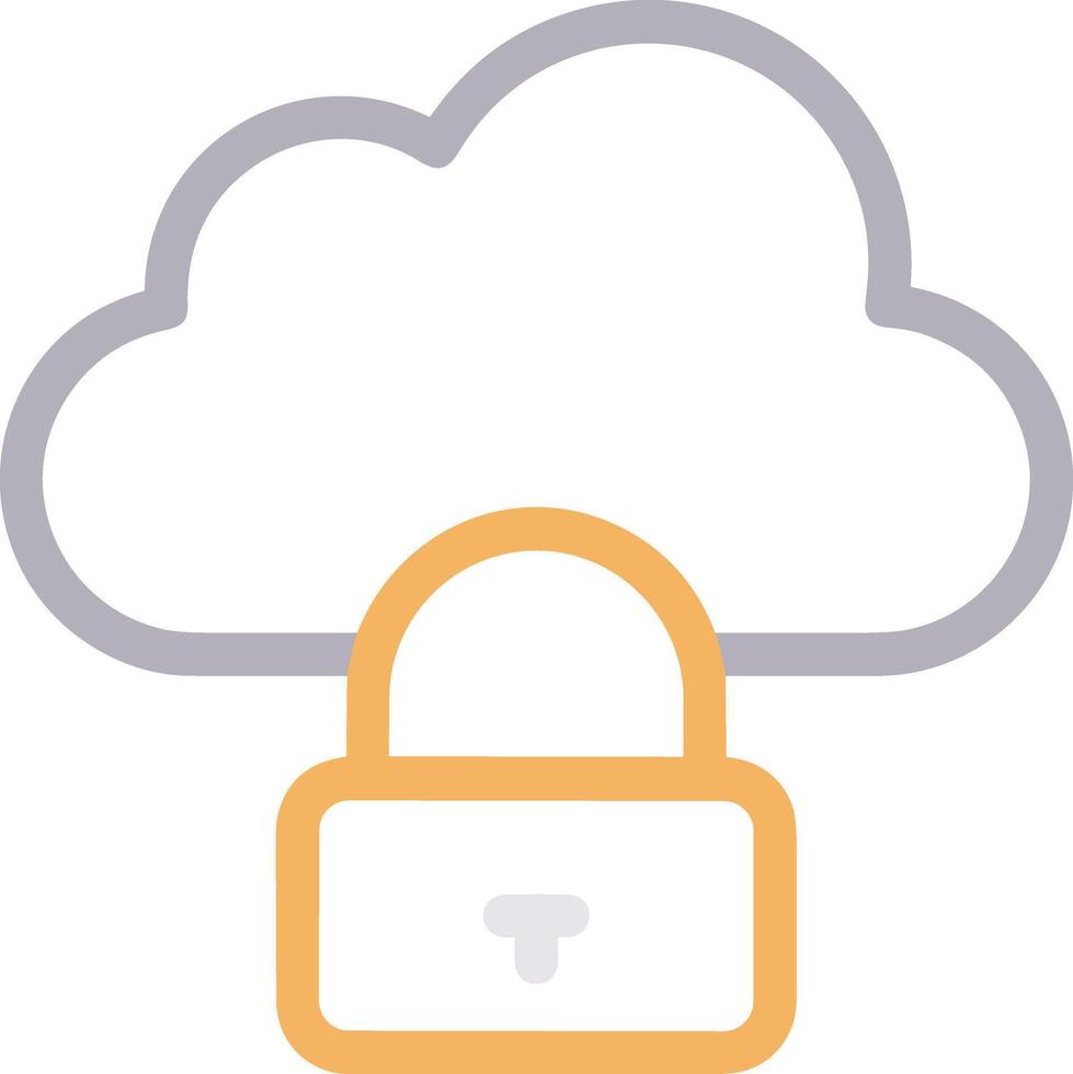 Cloud icon symbol vector image. Illustration of the hosting storage design image