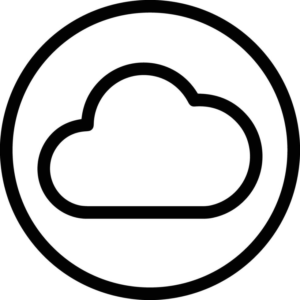 Cloud icon symbol vector image. Illustration of the hosting storage design image