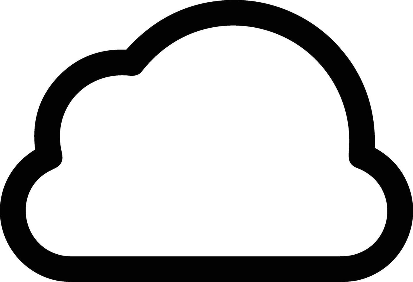 Cloud icon symbol vector image. Illustration of the hosting storage design image