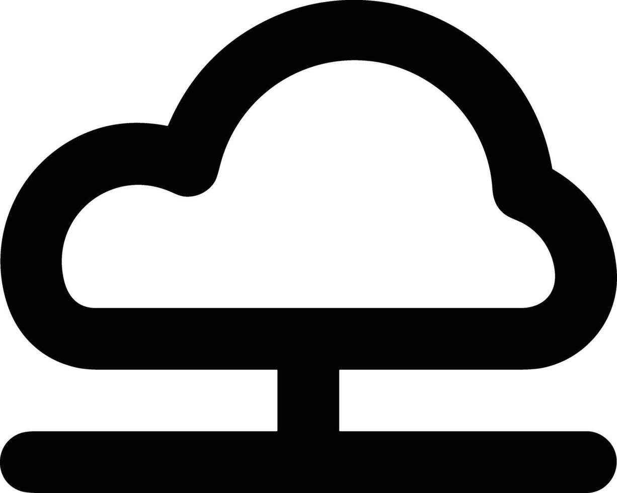 Cloud icon symbol vector image. Illustration of the hosting storage design image