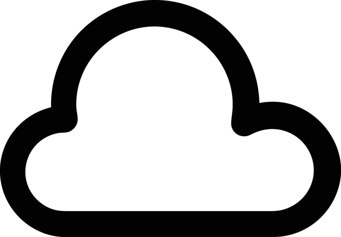 Cloud icon symbol vector image. Illustration of the hosting storage design image