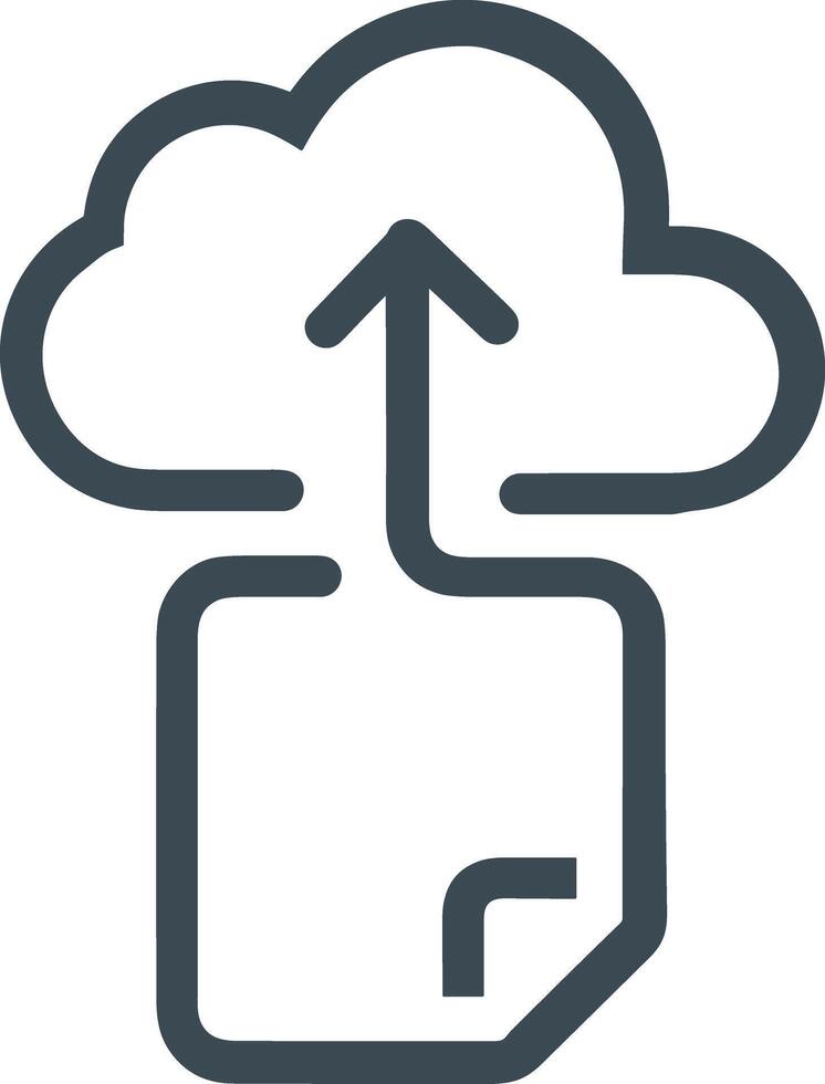 Cloud icon symbol vector image. Illustration of the hosting storage design image