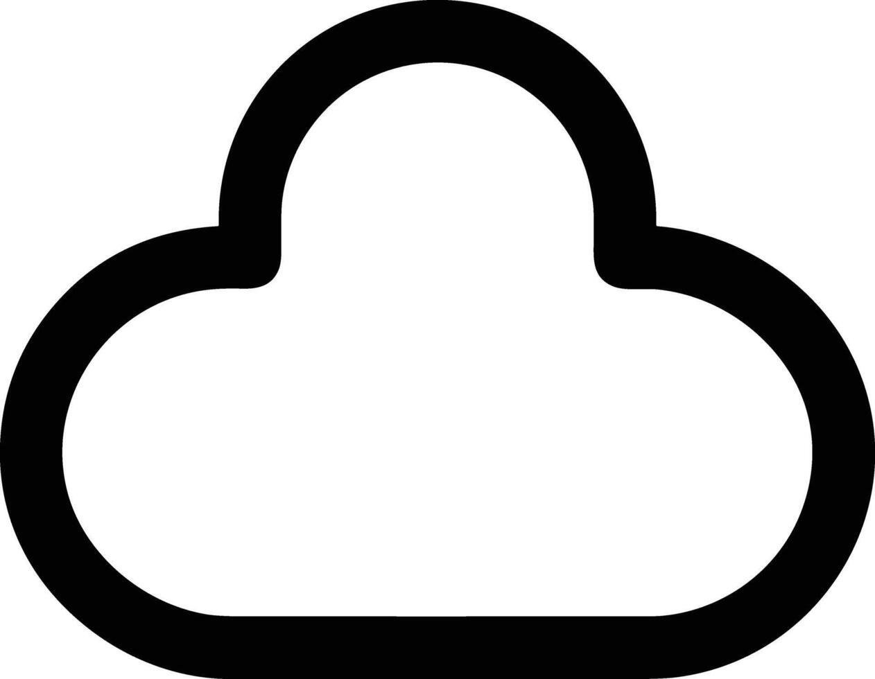 Cloud icon symbol vector image. Illustration of the hosting storage design image