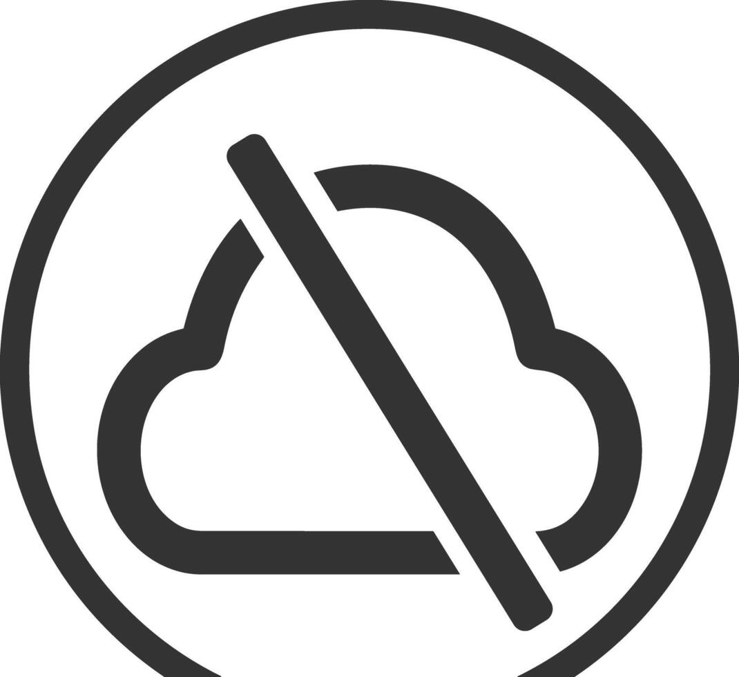 Cloud icon symbol vector image. Illustration of the hosting storage design image