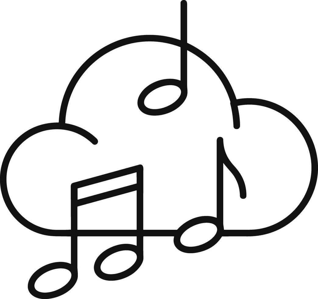 Cloud icon symbol vector image. Illustration of the hosting storage design image