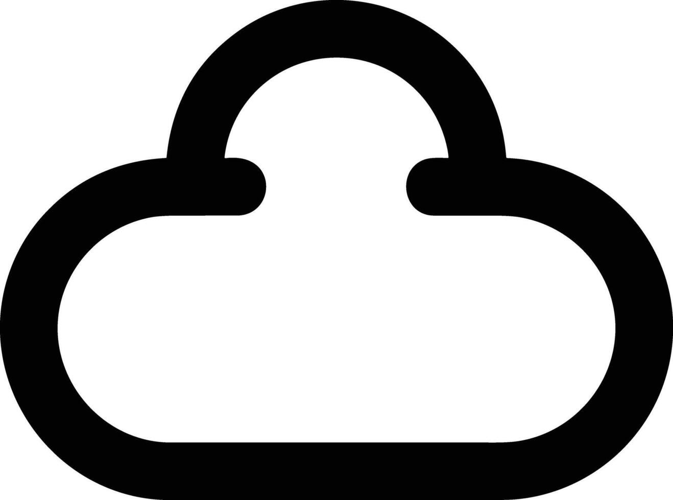 Cloud icon symbol vector image. Illustration of the hosting storage design image