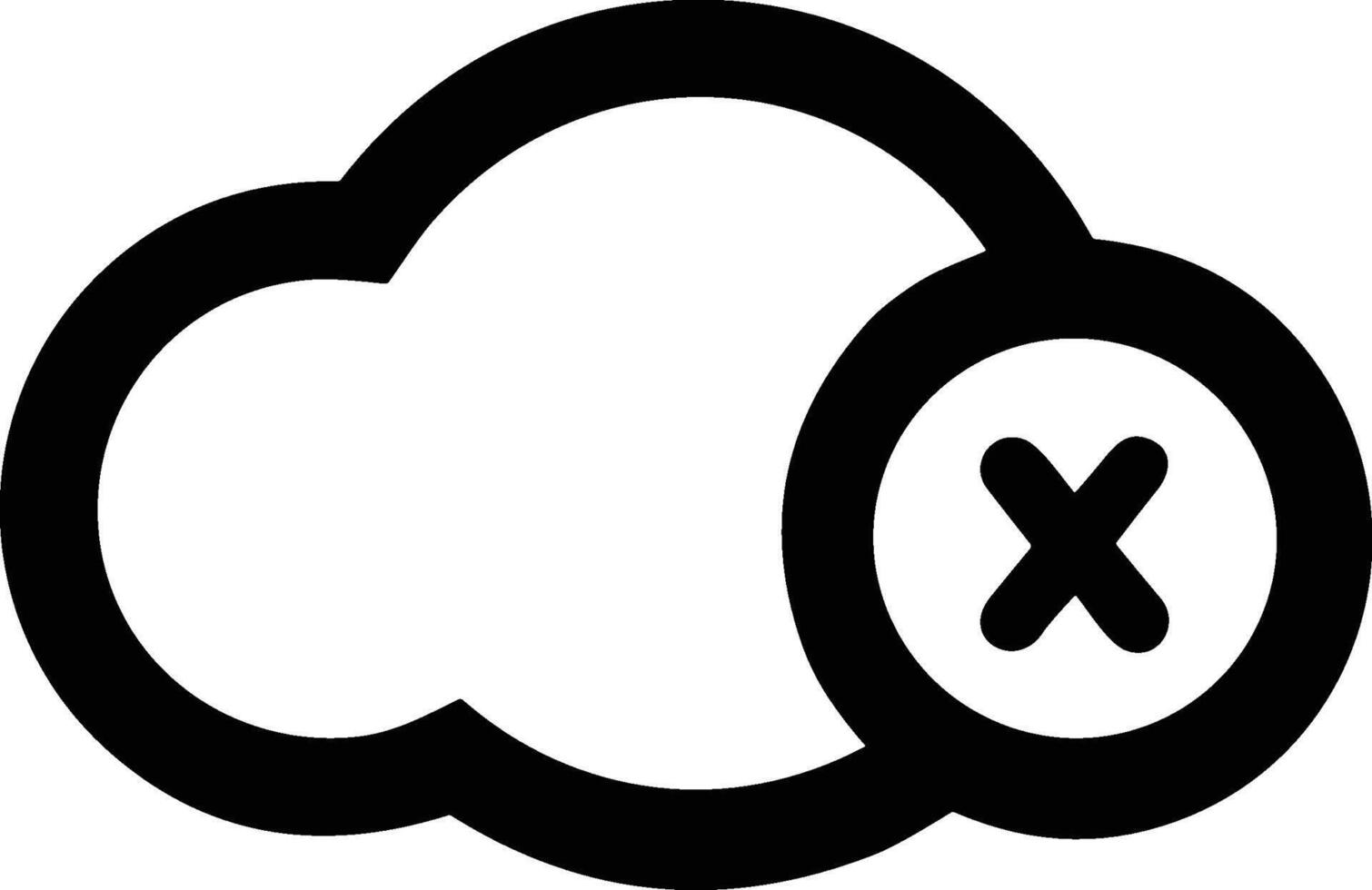 Cloud icon symbol vector image. Illustration of the hosting storage design image