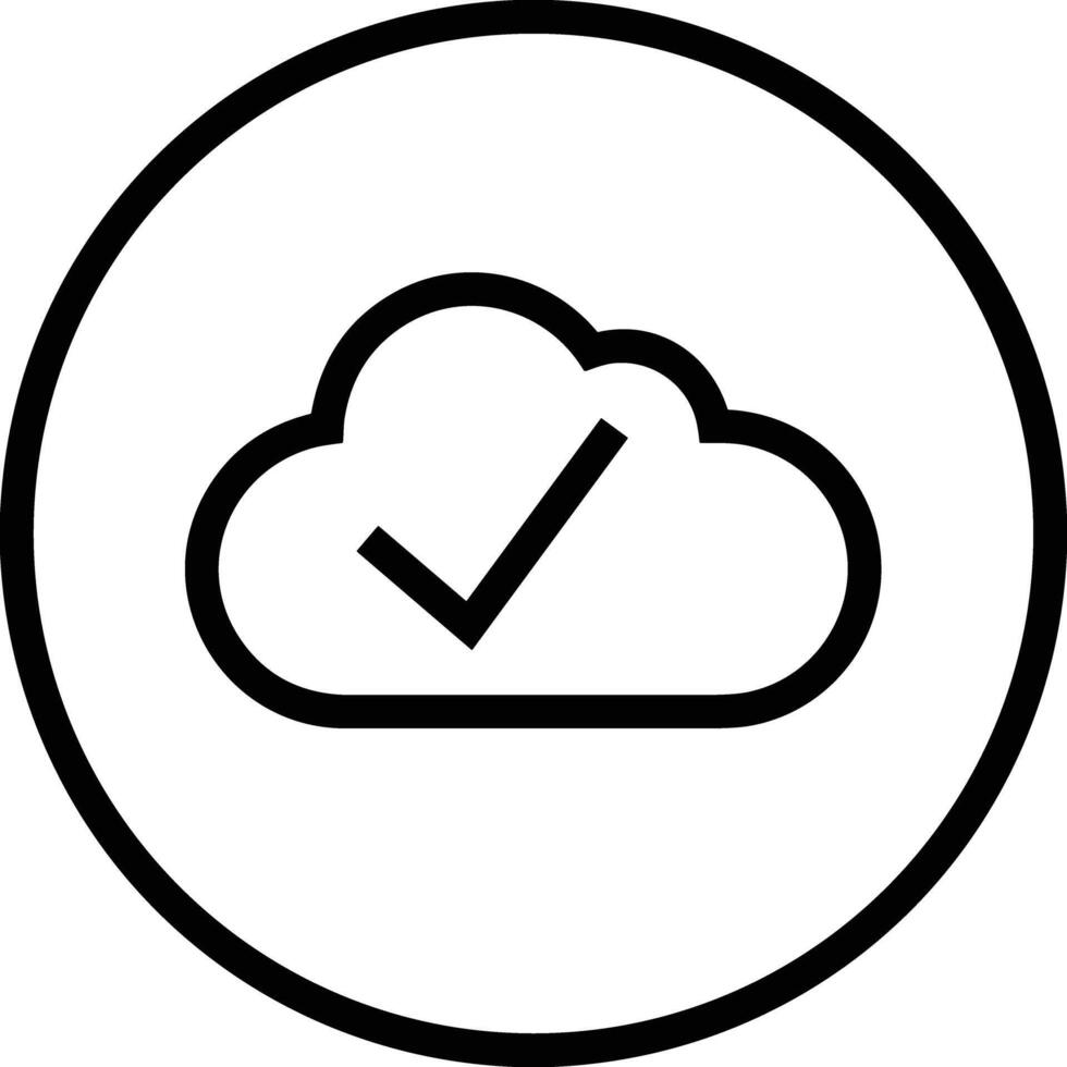 Cloud icon symbol vector image. Illustration of the hosting storage design image