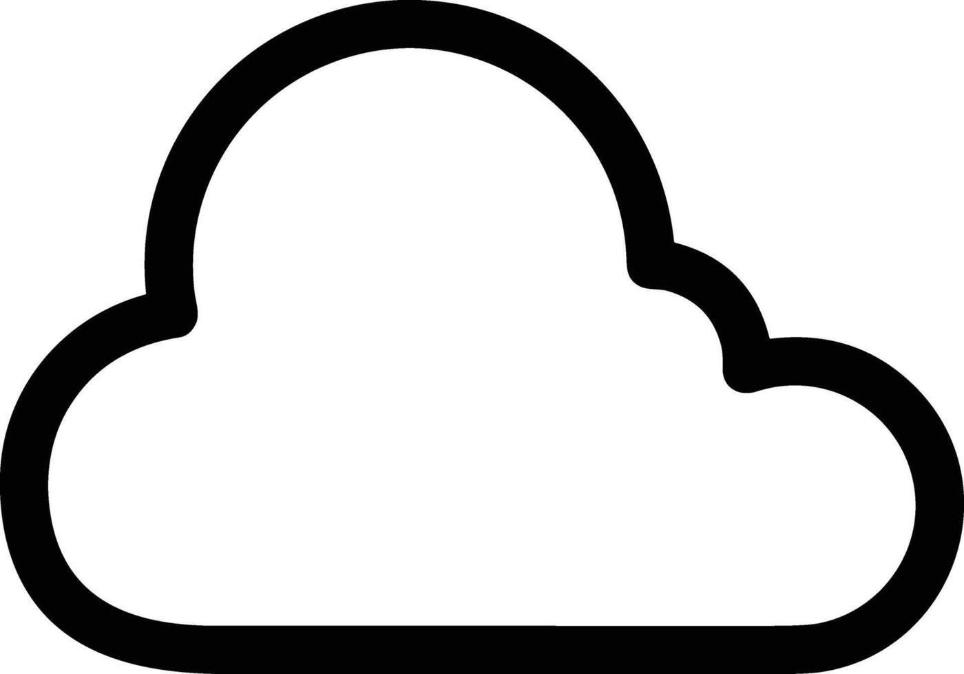 Cloud icon symbol vector image. Illustration of the hosting storage design image