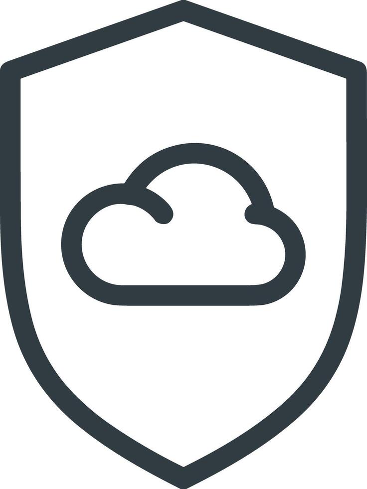 Cloud icon symbol vector image. Illustration of the hosting storage design image