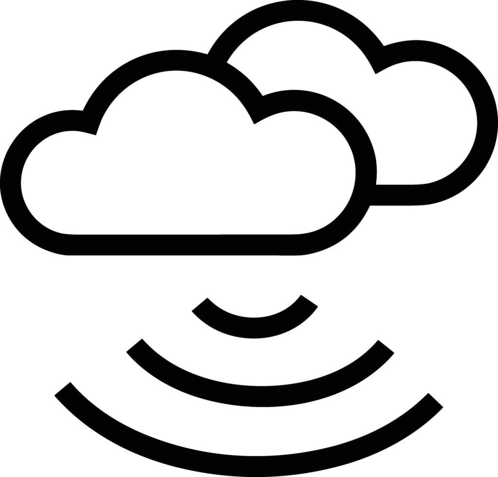 Cloud icon symbol vector image. Illustration of the hosting storage design image