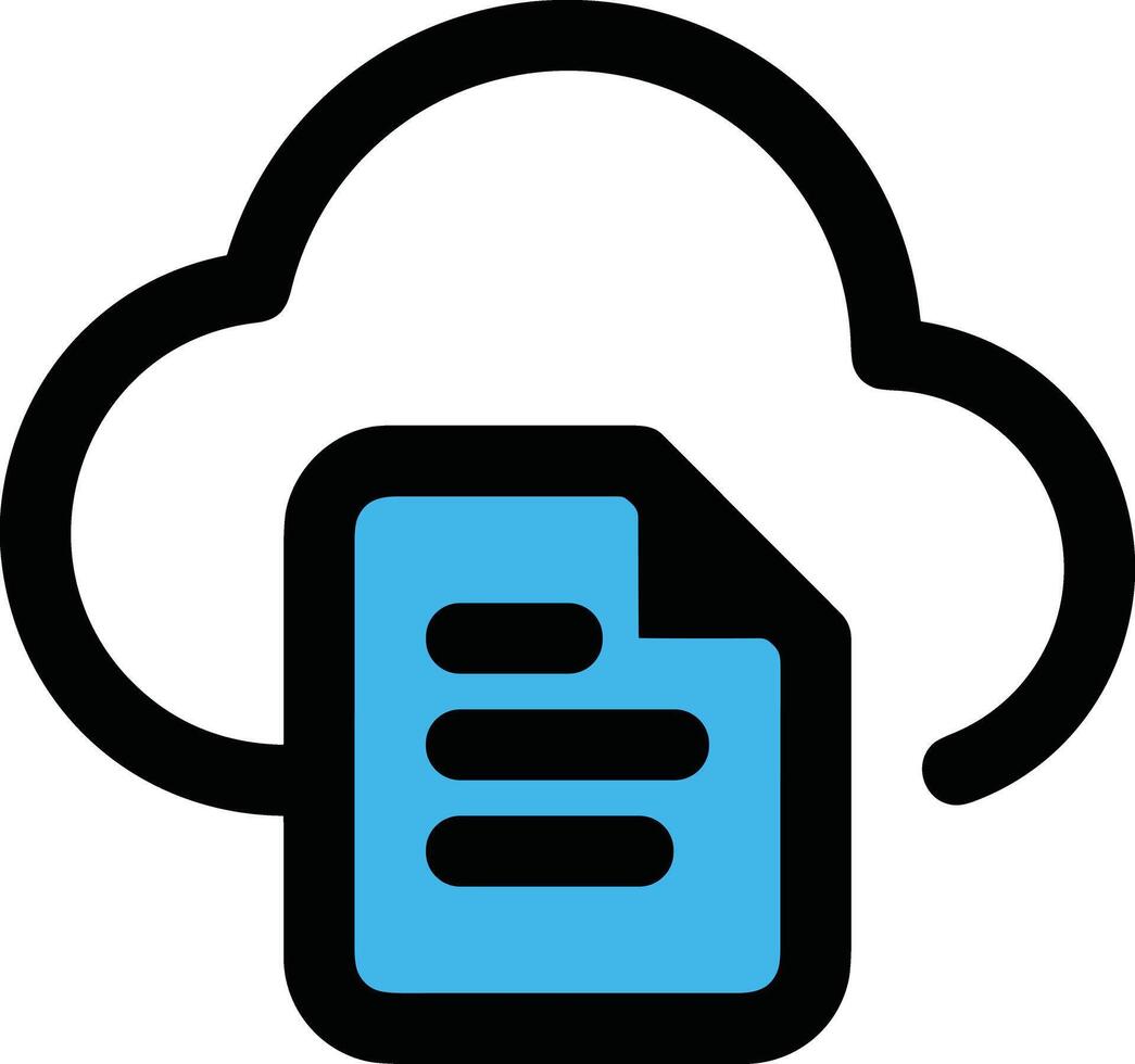 Cloud icon symbol vector image. Illustration of the hosting storage design image