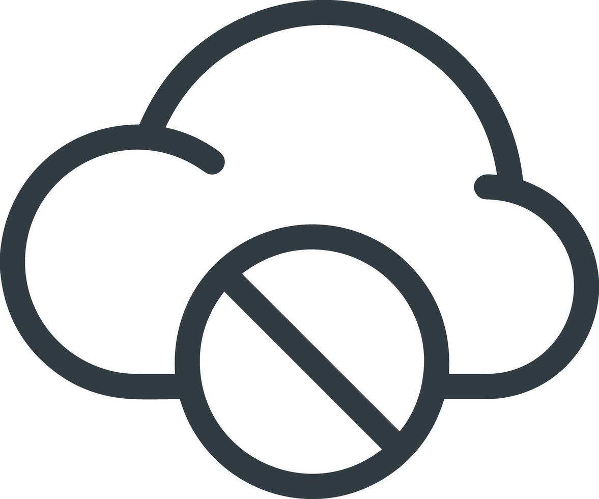 Cloud icon symbol vector image. Illustration of the hosting storage design image