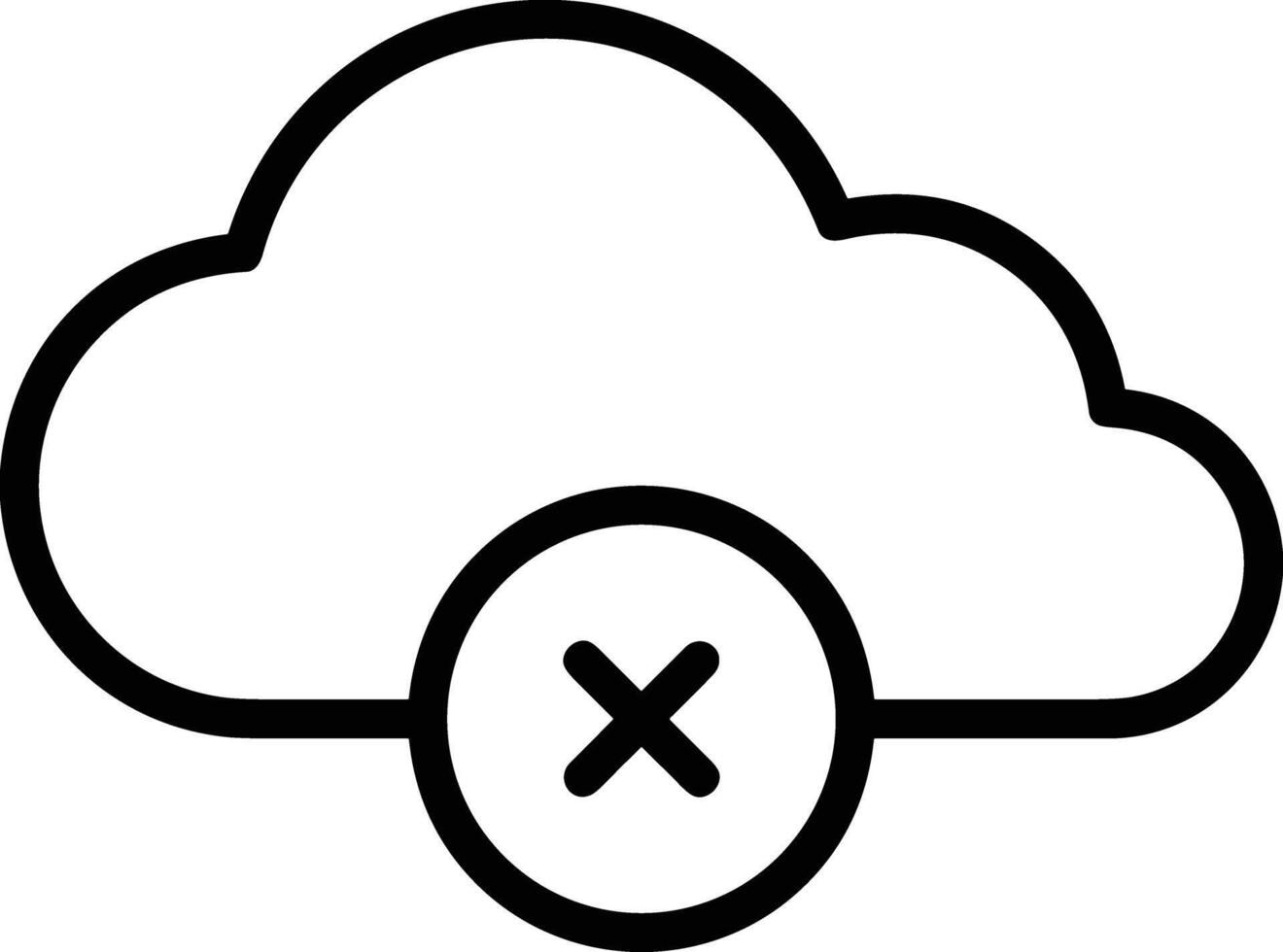 Cloud icon symbol vector image. Illustration of the hosting storage design image