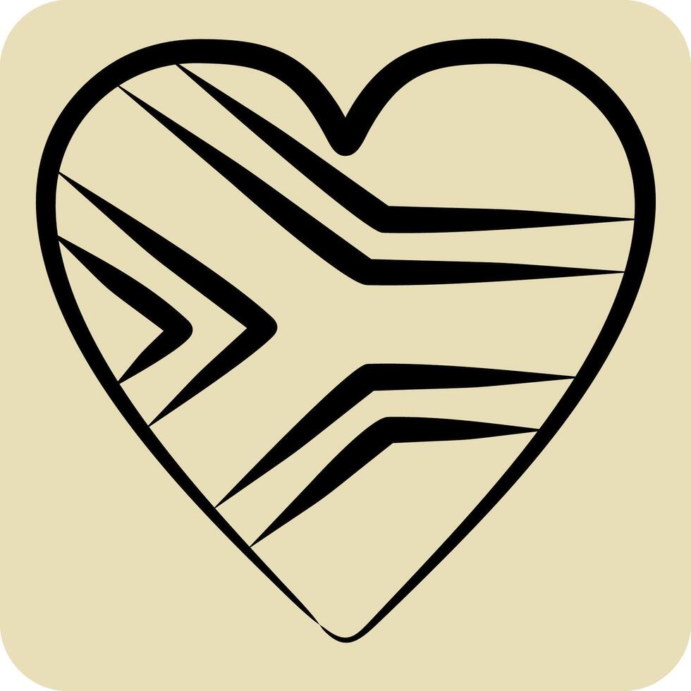 Icon South Africa. related to South Africa symbol. hand drawn style. simple design illustration vector