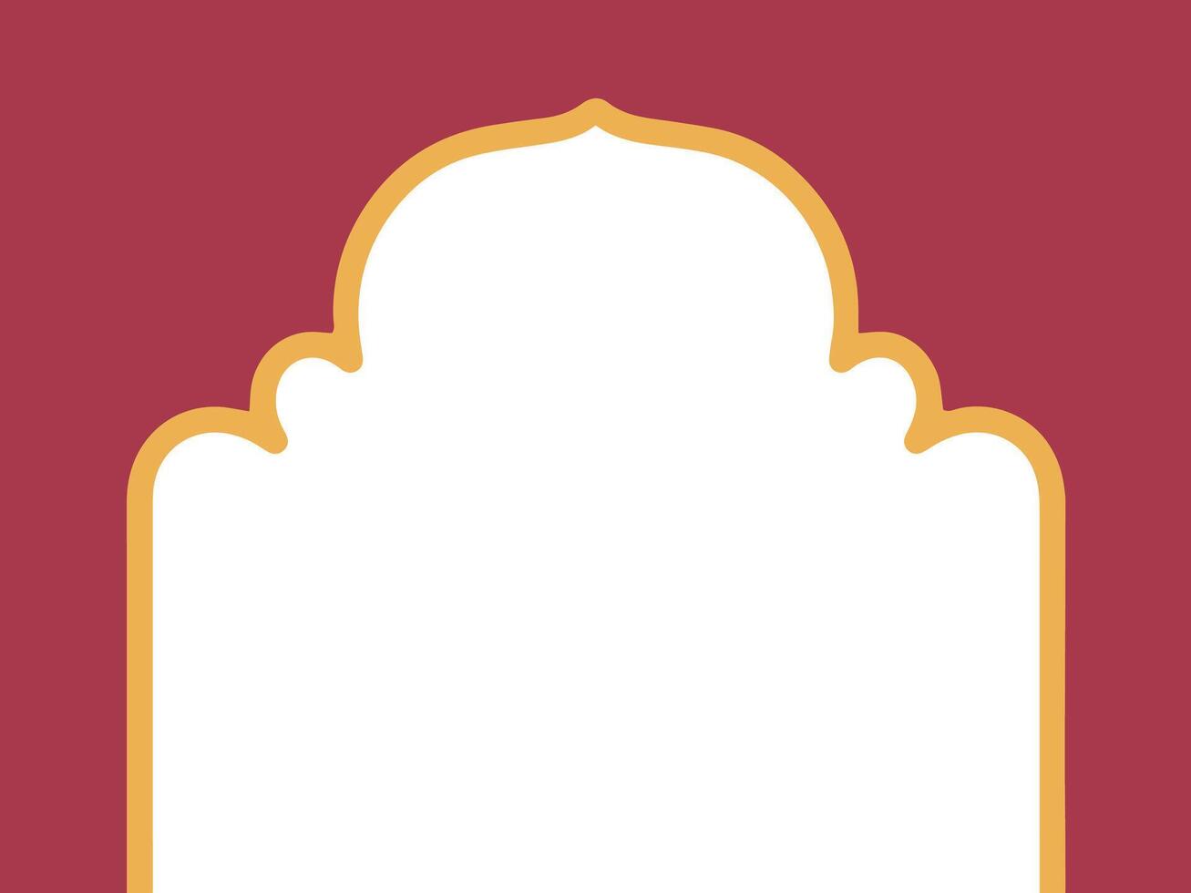 Islamic Ramadhan Frame Background Illustration vector