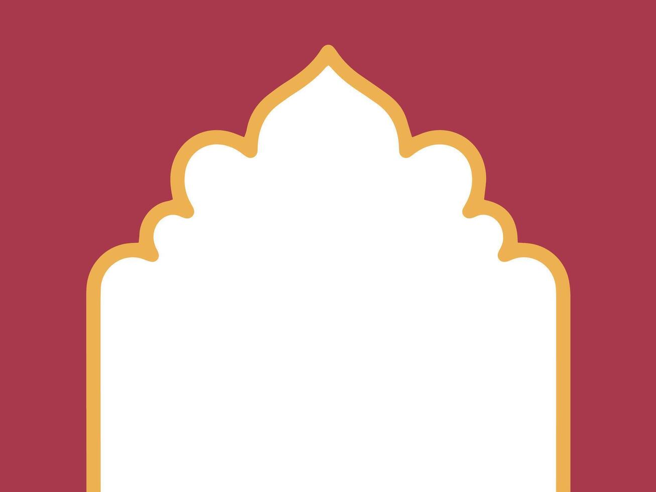 Islamic Ramadhan Frame Background Illustration vector