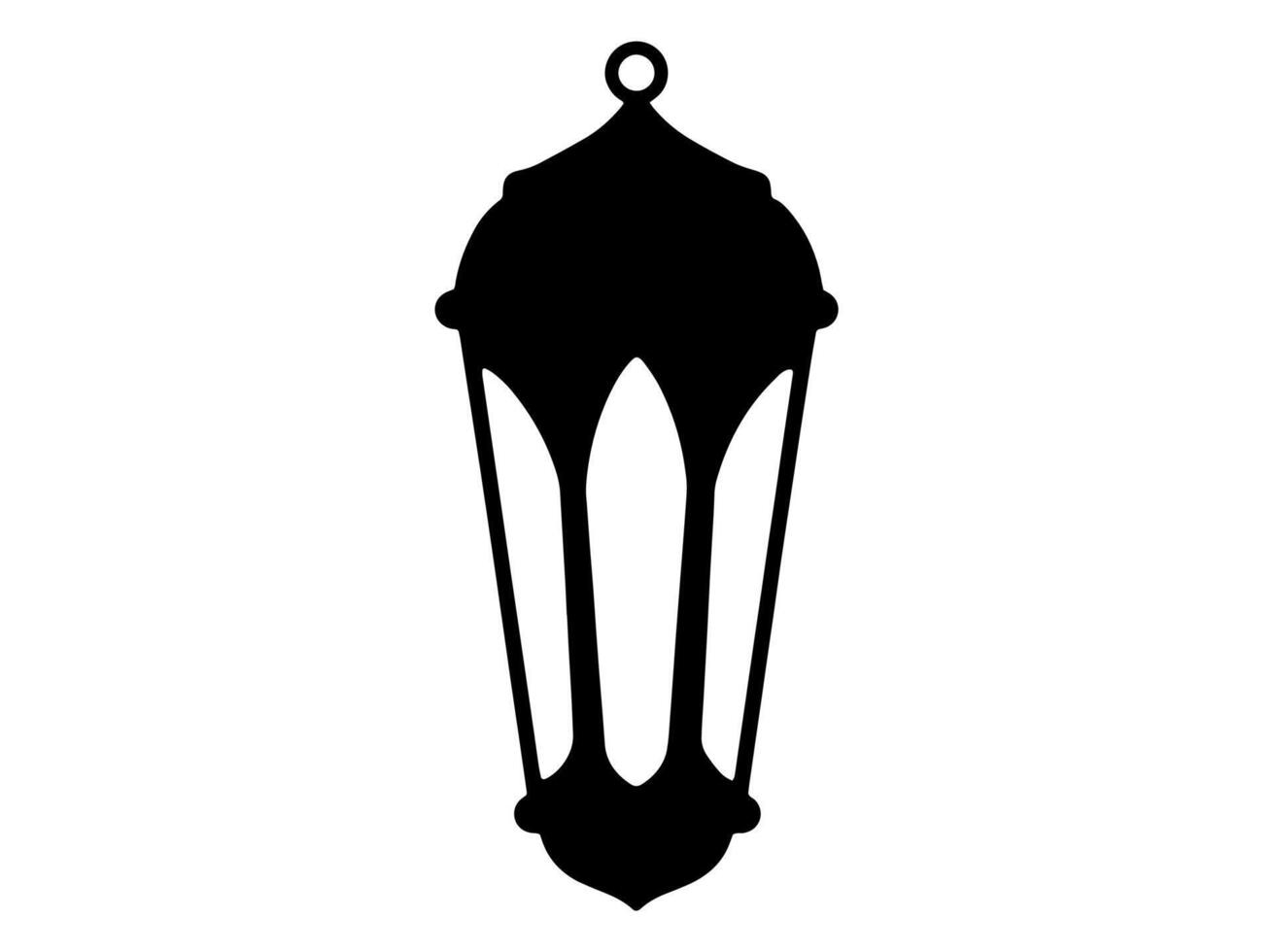 Hand Drawn Islamic Lantern Illustration vector