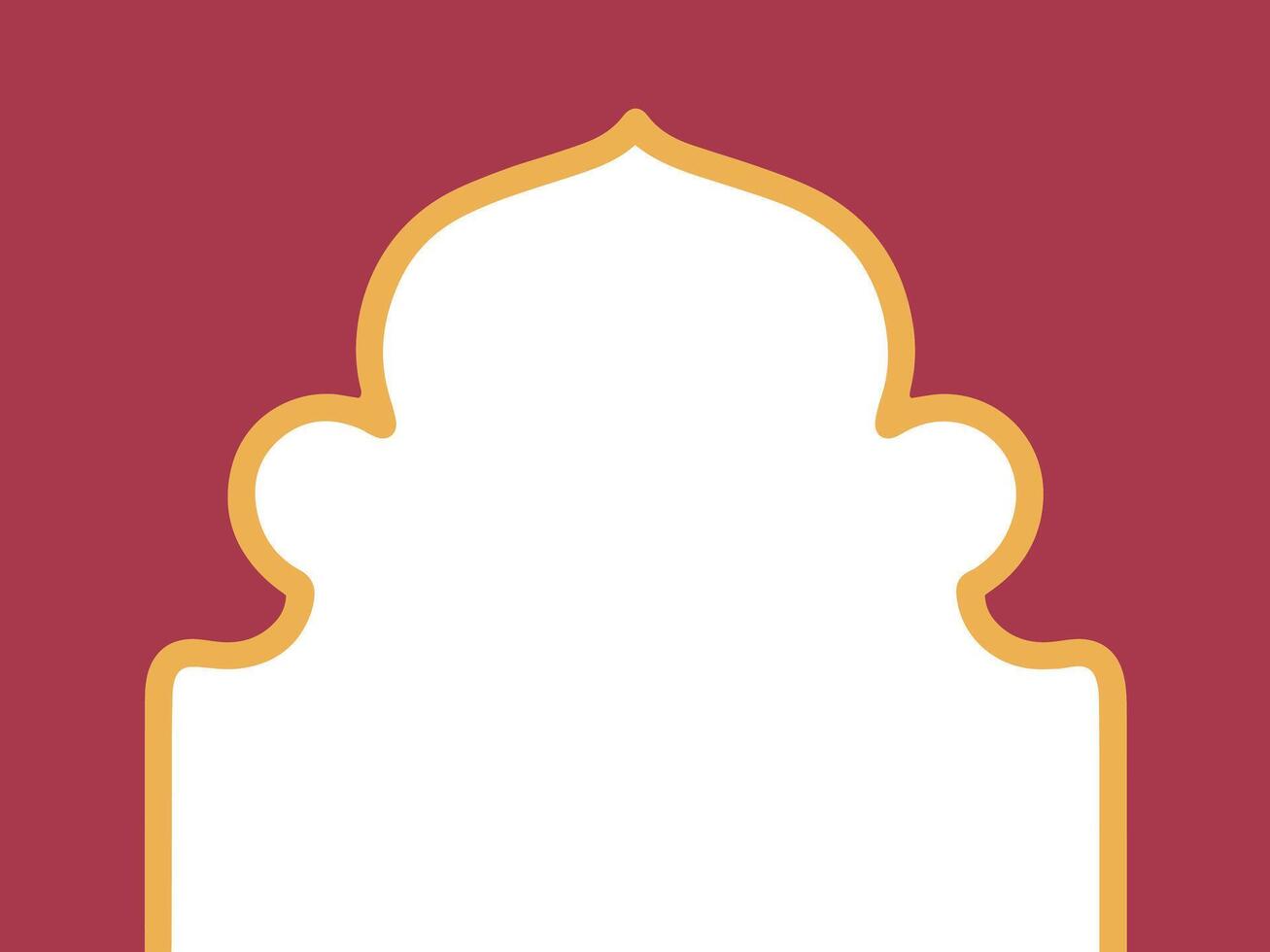 Eid Al Fitr Frame Background vector