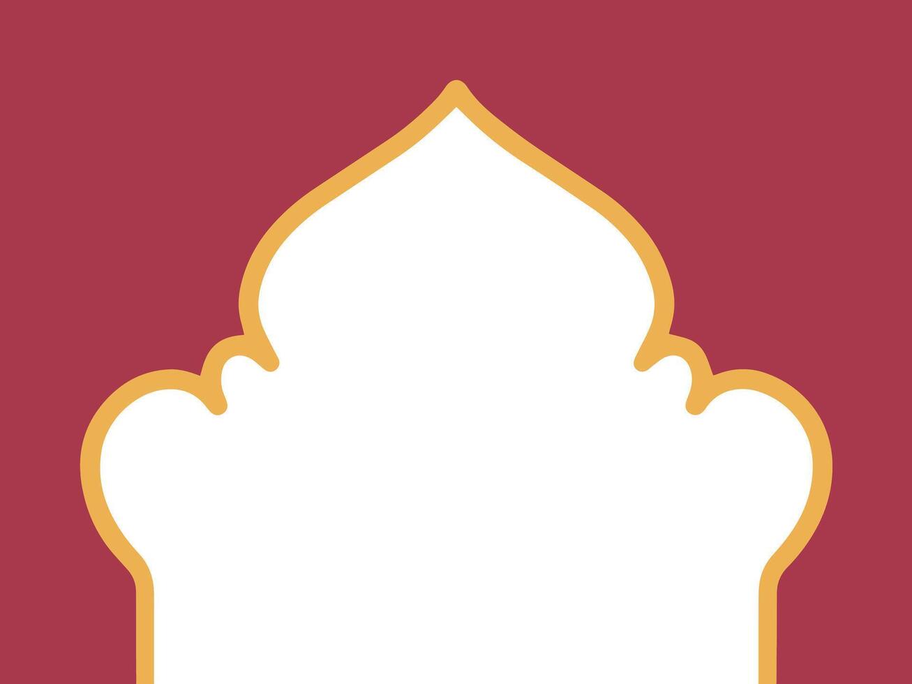 Eid Al Adha Frame Background vector