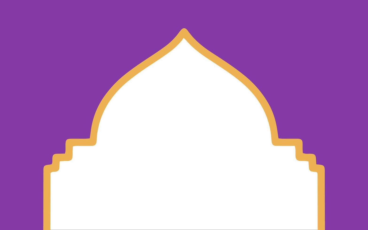 Eid Al Fitr Frame Background vector