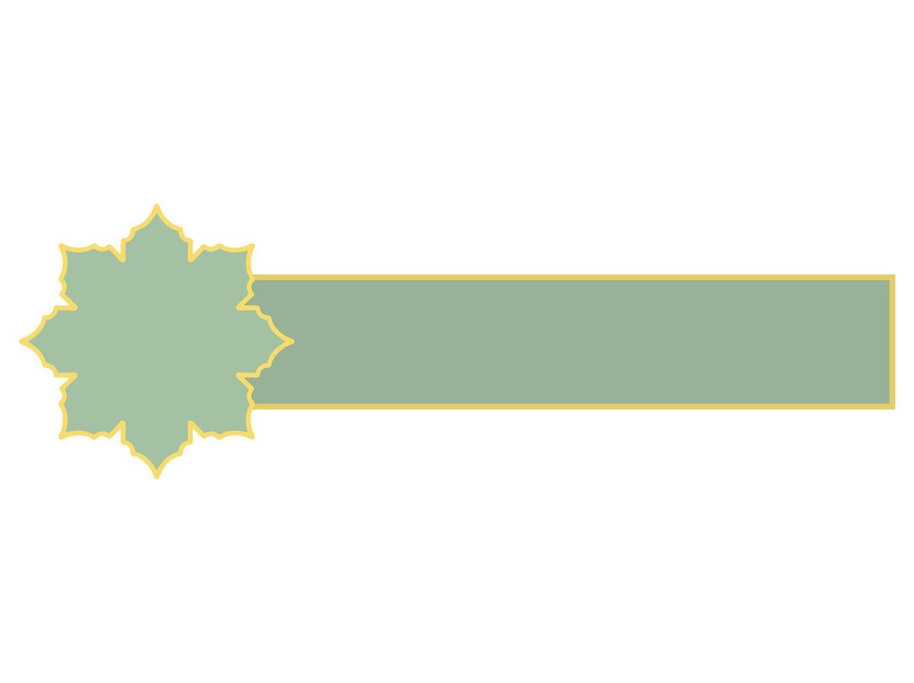 Ramadan Kareem Shape Frame Background vector