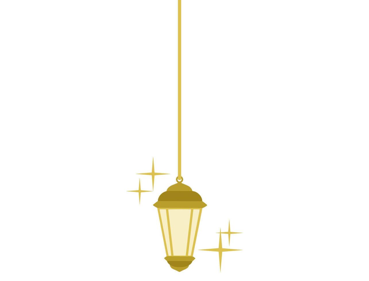 Islamic Ramadhan Mubarak Lantern Background vector