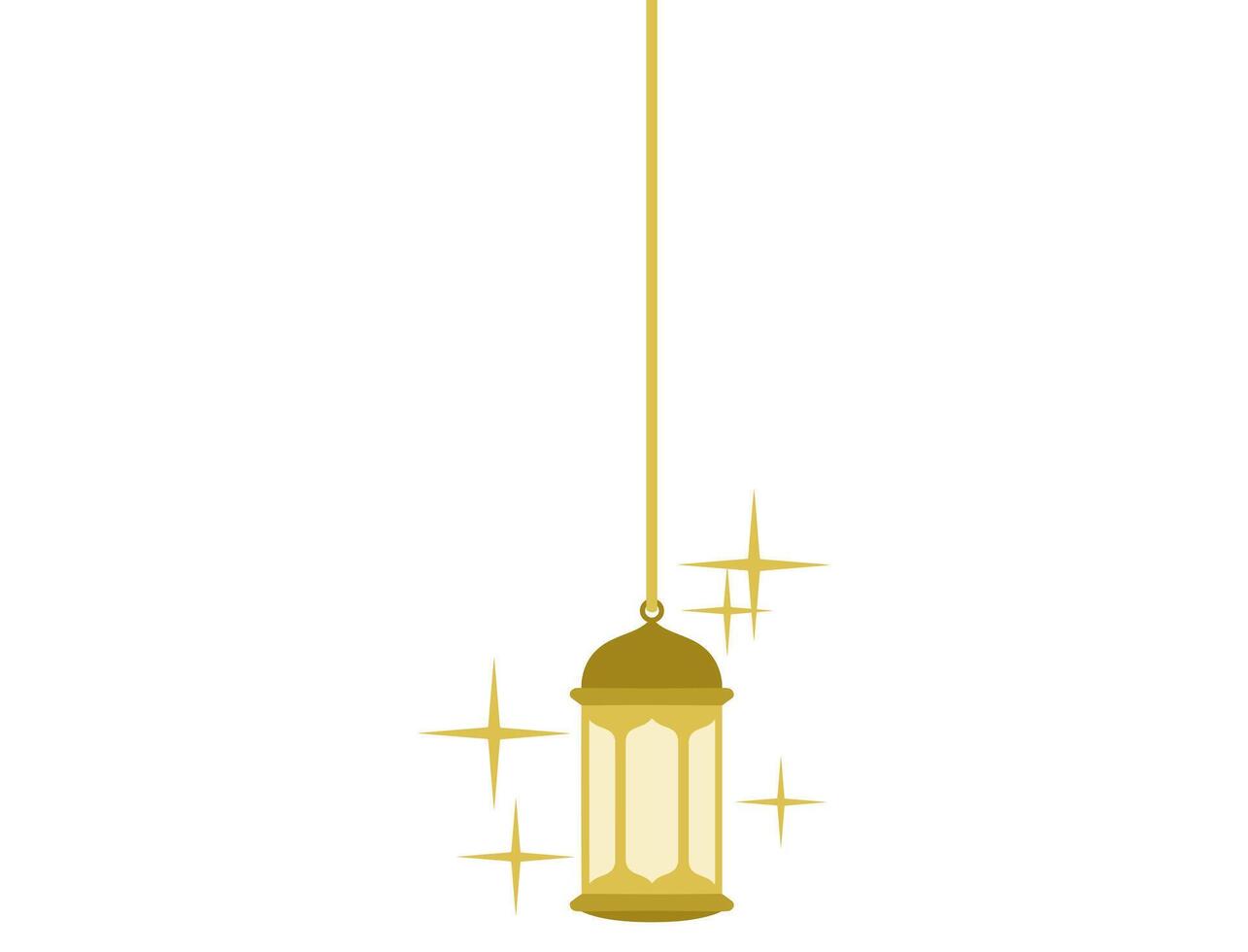 Islamic Ramadhan Mubarak Lantern Background vector