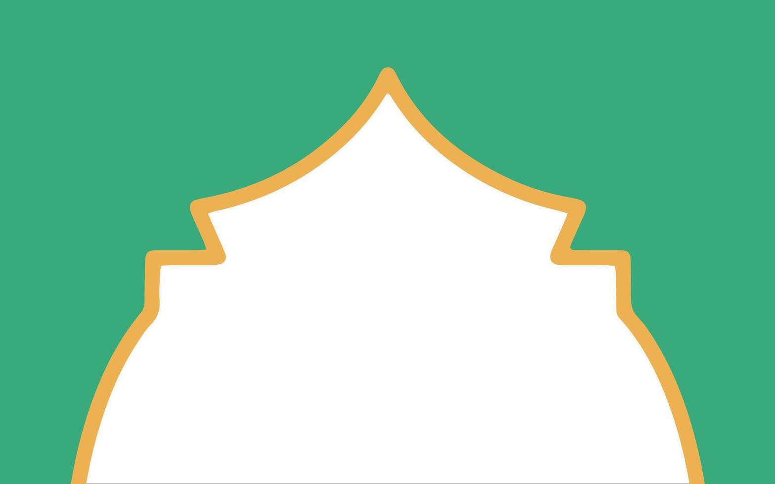 Eid Al Fitr Frame Background vector
