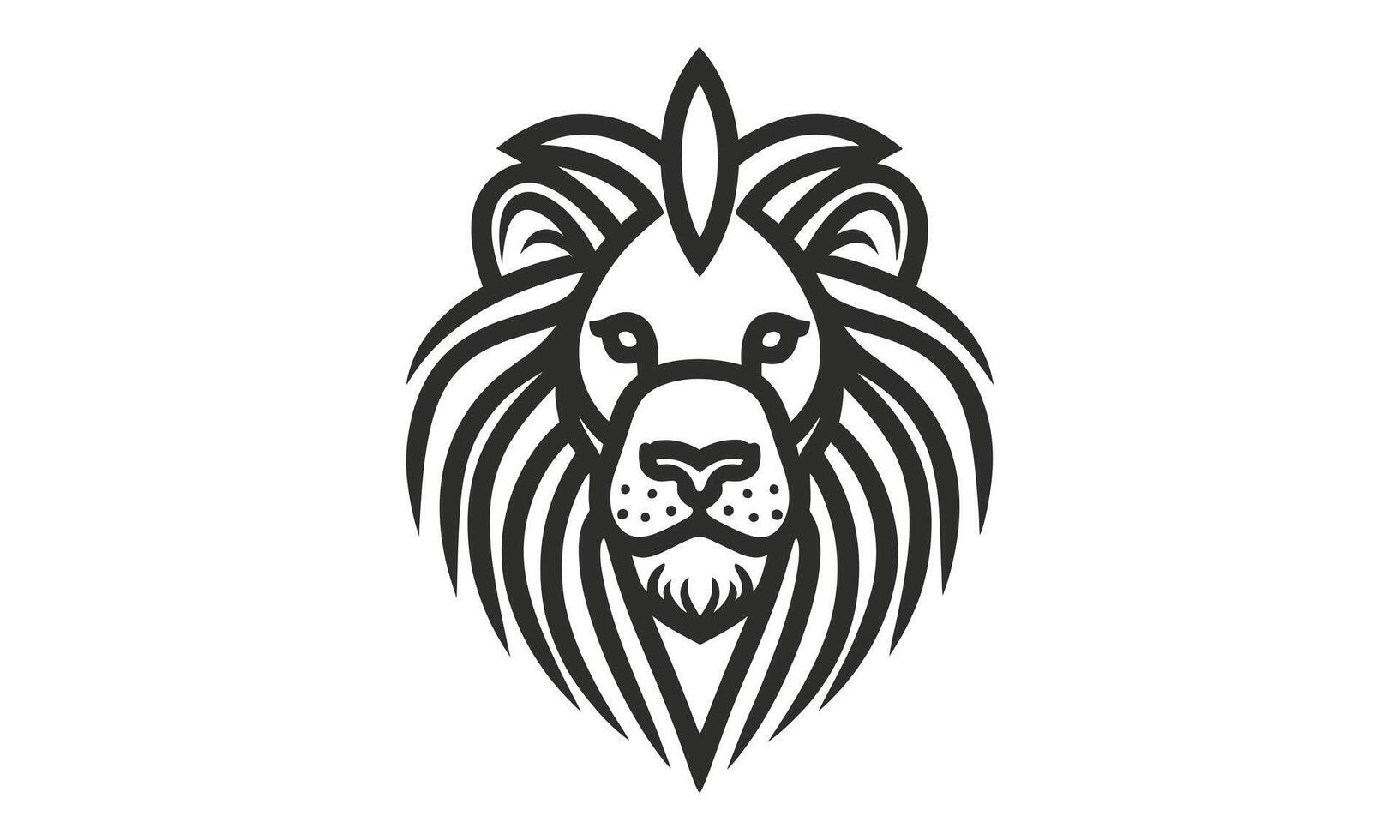 lion vector icon graphic logo design