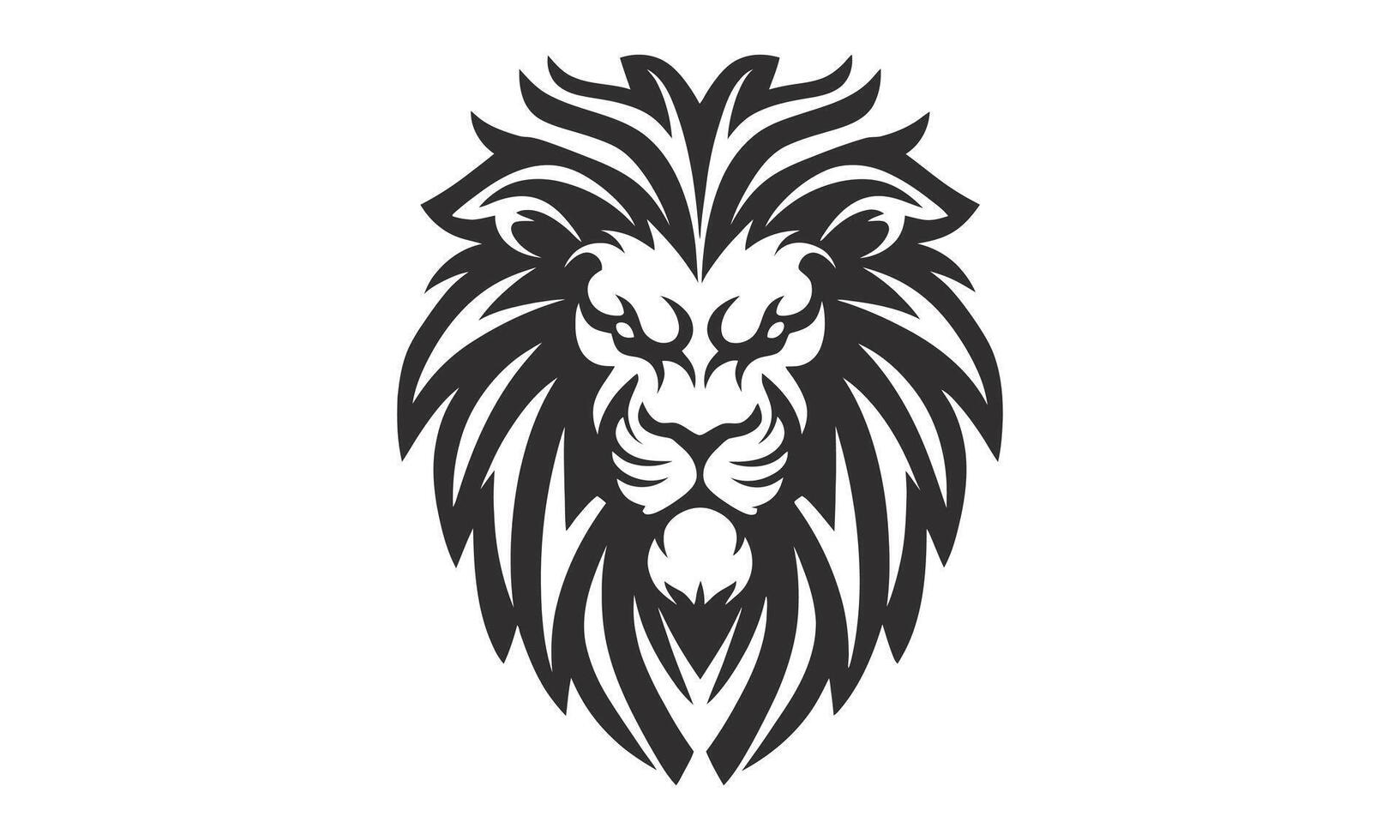 león vector icono gráfico logo diseño