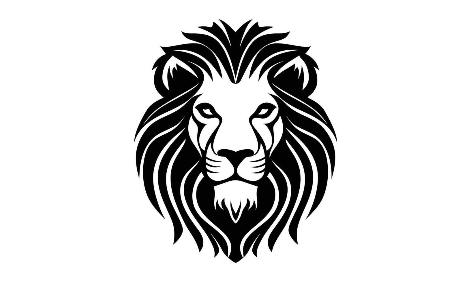 león vector icono gráfico logo diseño