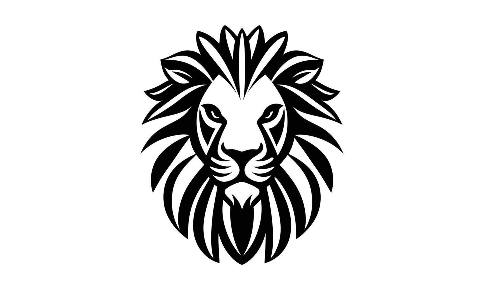 león vector icono gráfico logo diseño