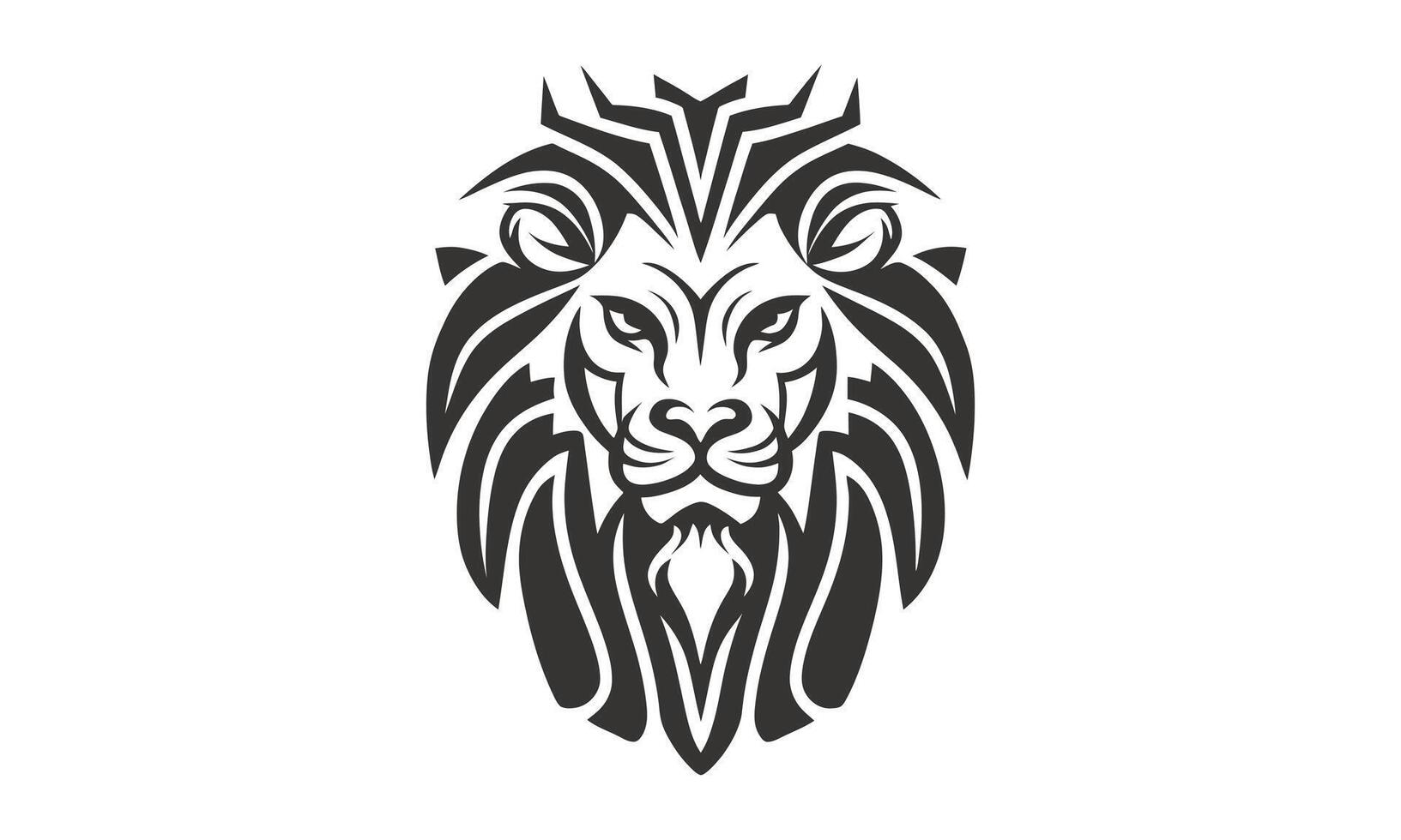 lion vector icon graphic logo design