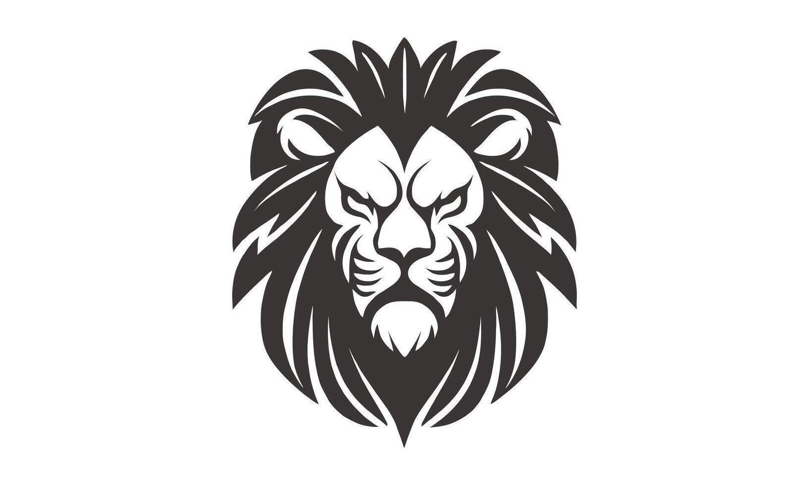 león vector icono gráfico logo diseño