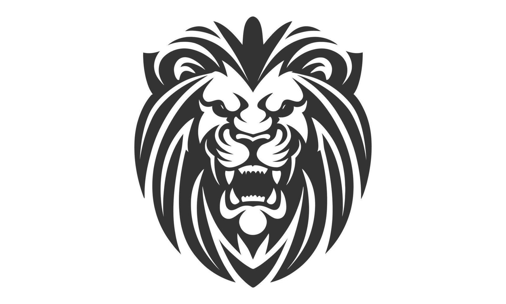 lion vector icon graphic logo design