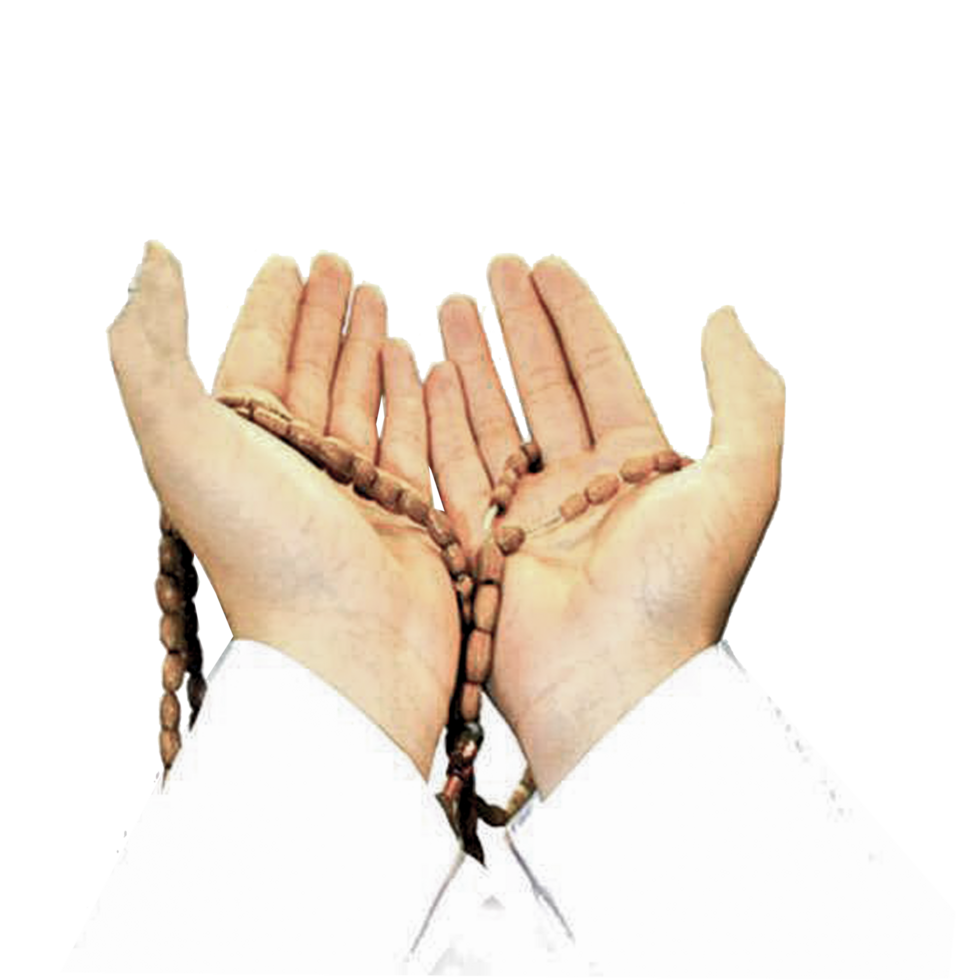 Praying hands of a man png