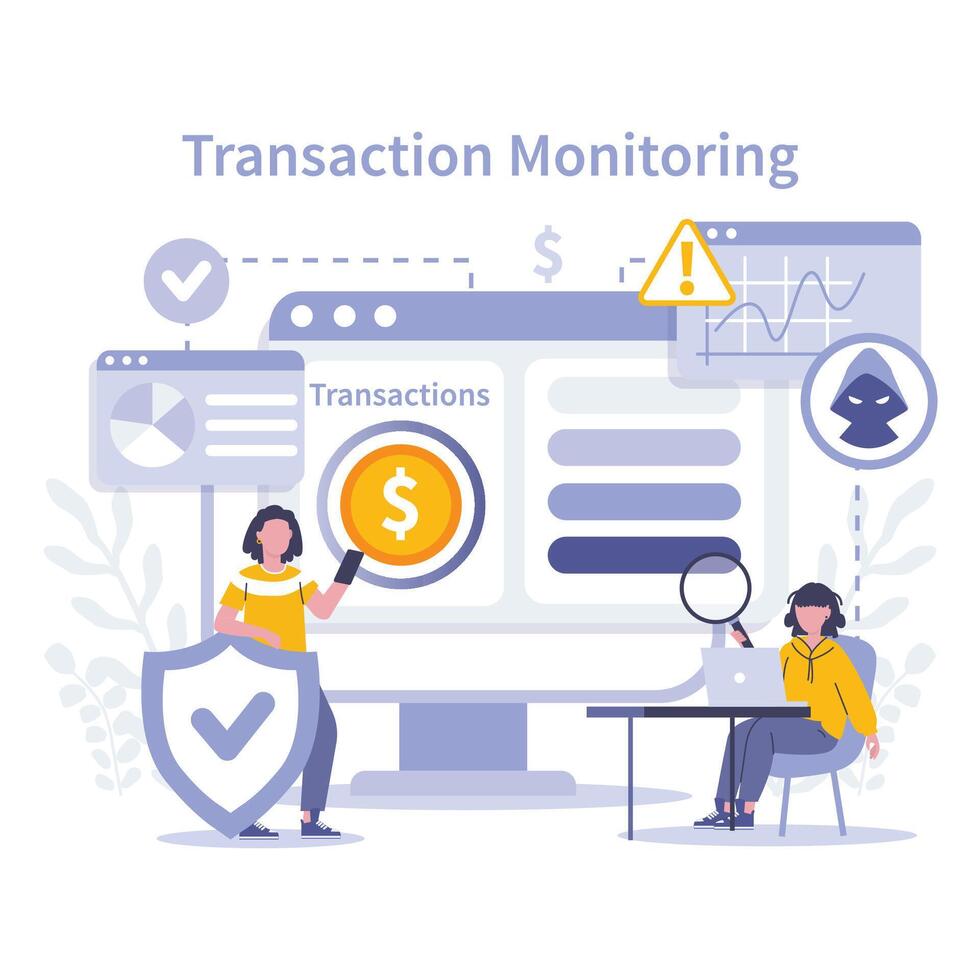 KYC concept. Flat vector illustration.