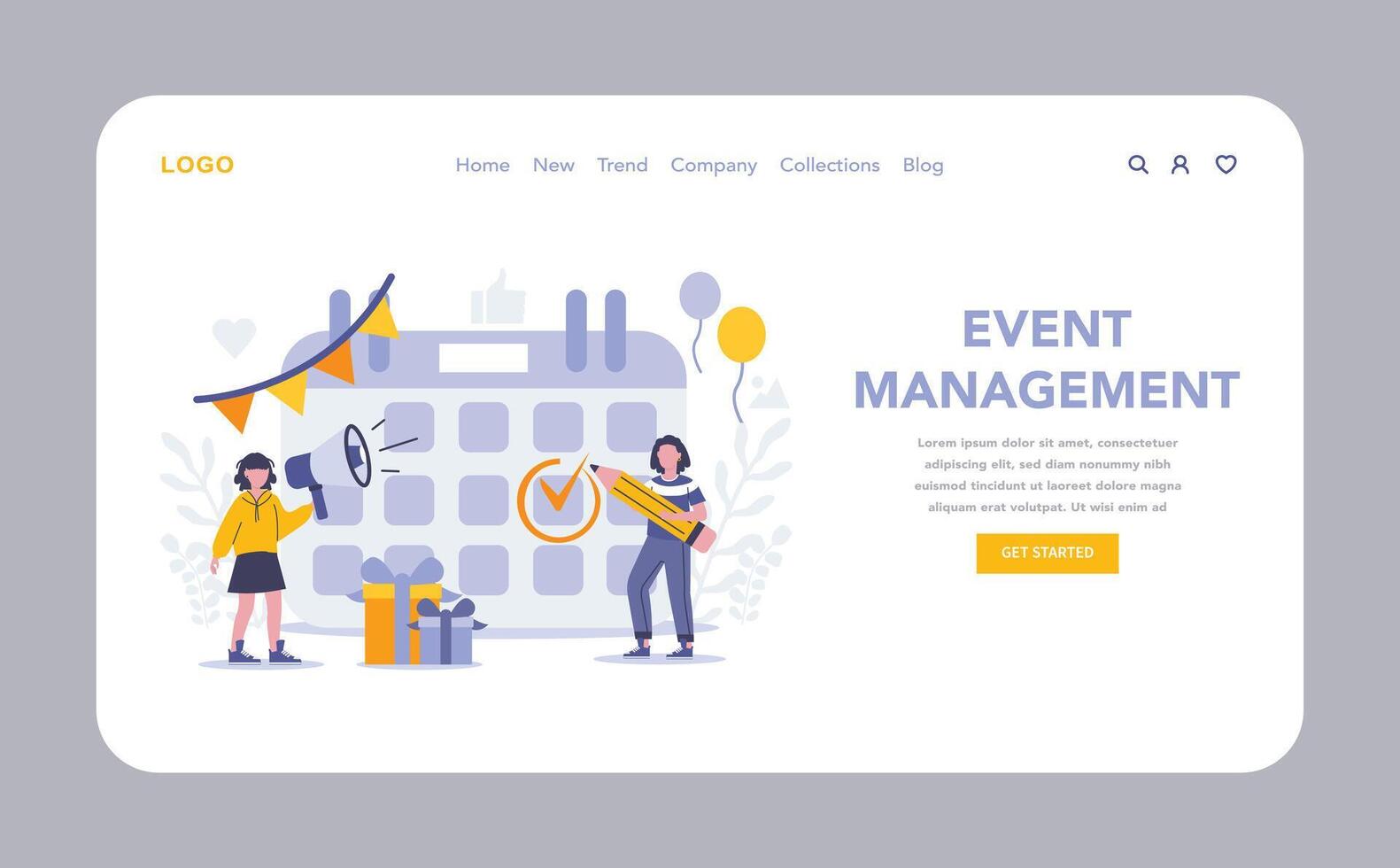 Strategic approaches in marketing concept. Vector illustration