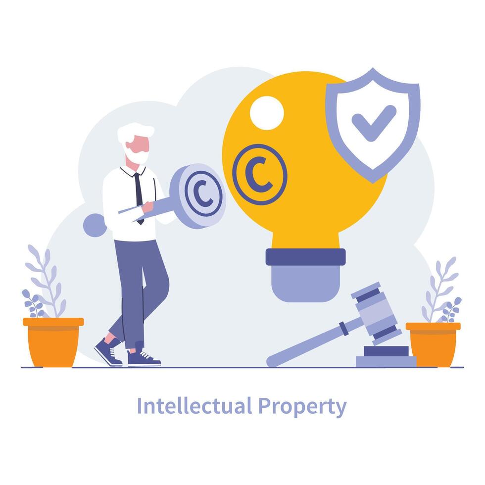 Sustainability and operational processes concept. Flat vector illustration.