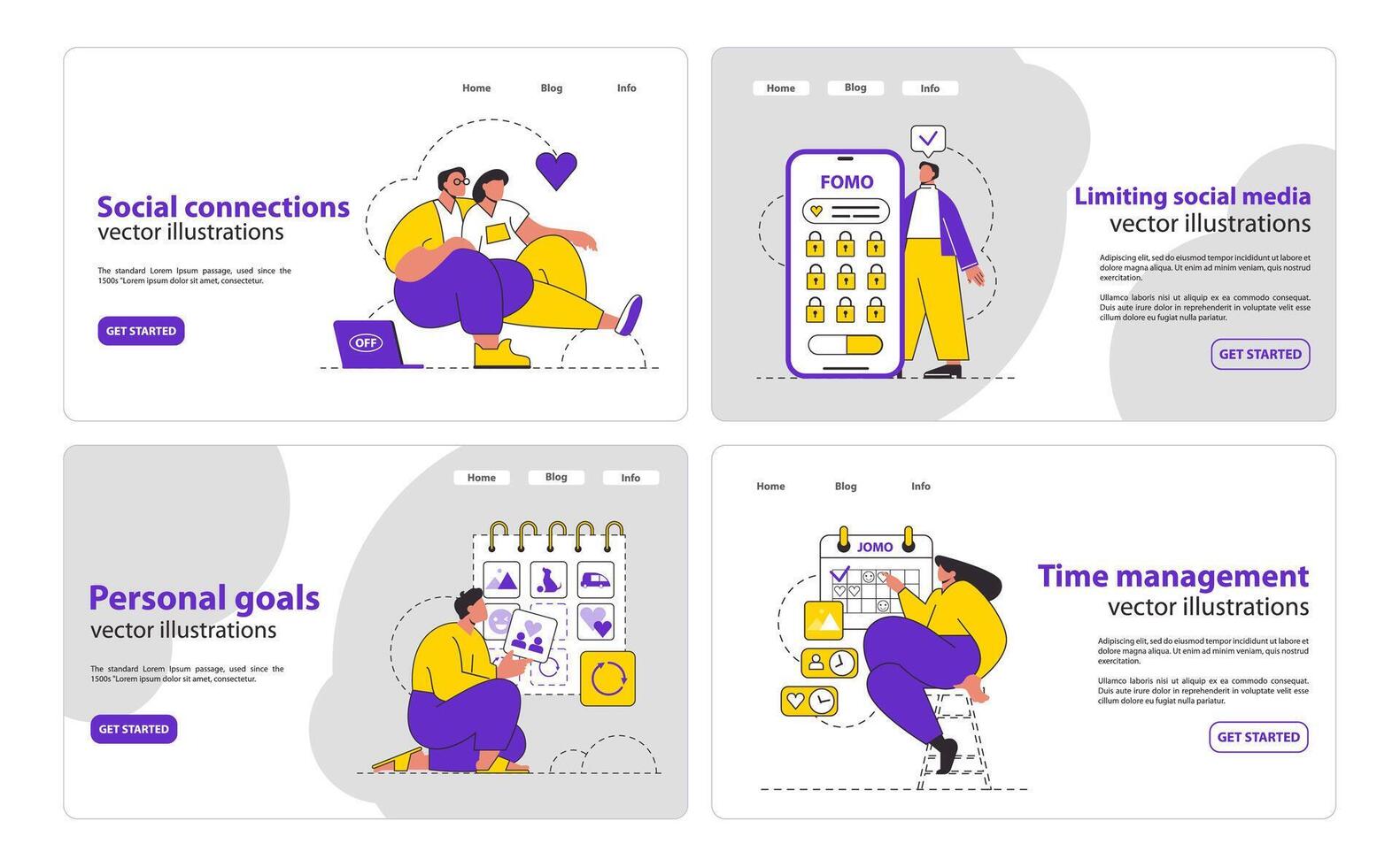 Digital Lifestyle set. Vector illustration