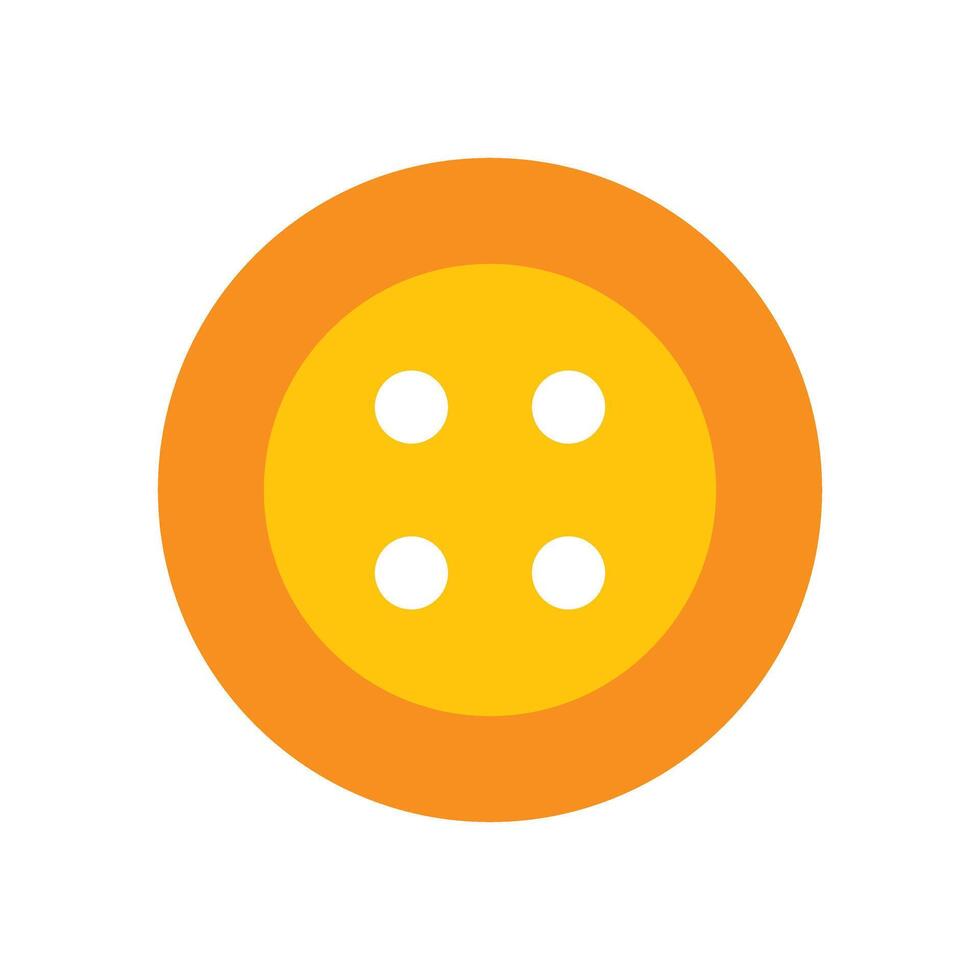 Button Vector Flat Icon