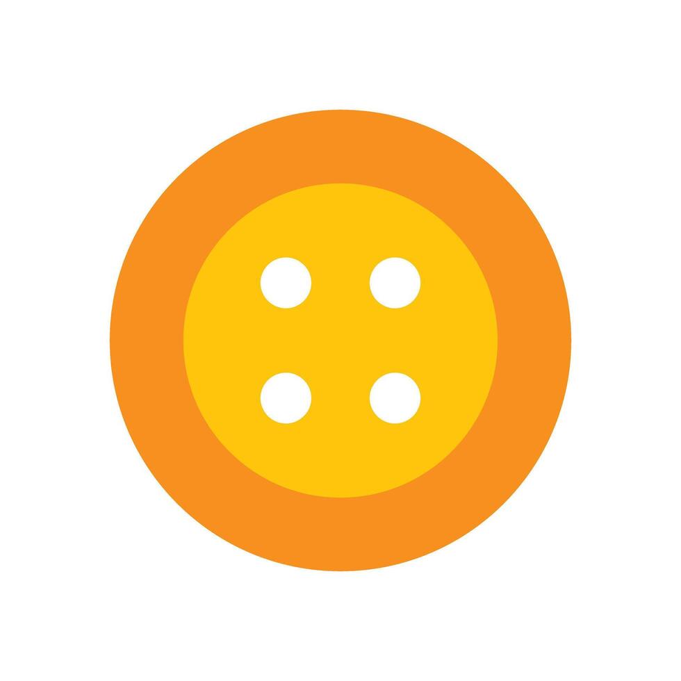 Button Vector Flat Icon