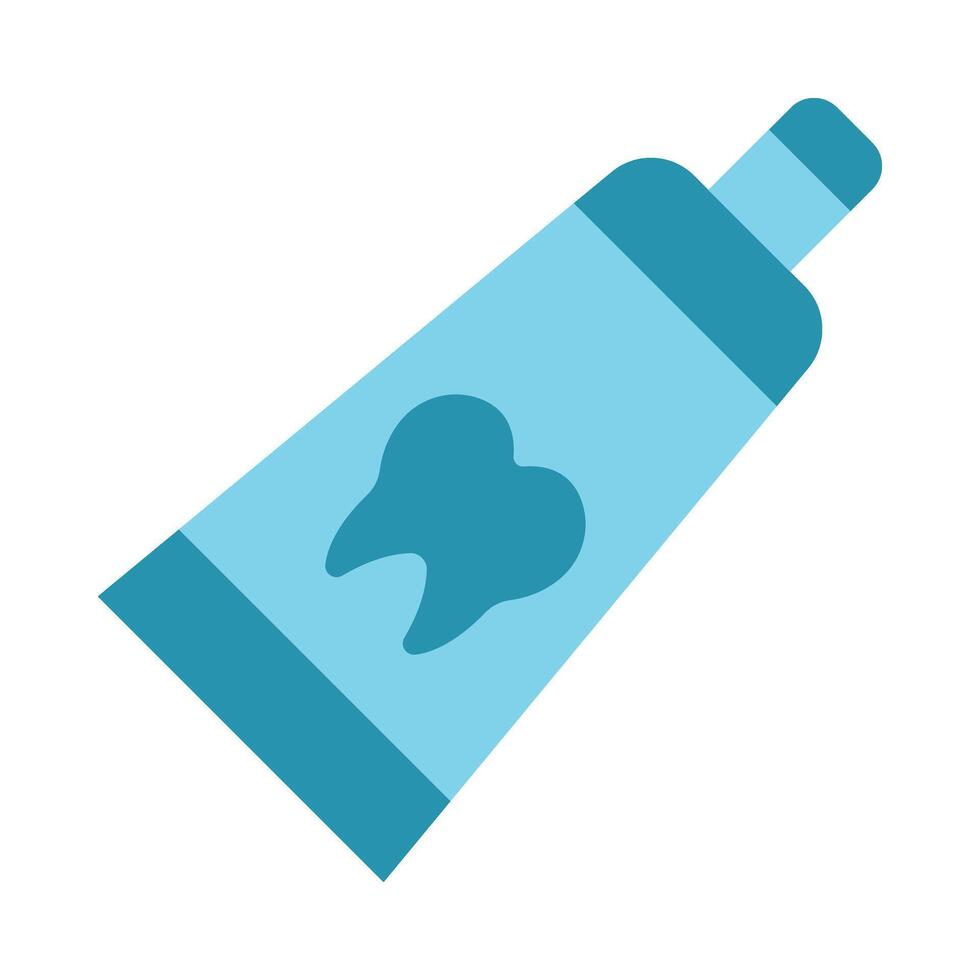 Toothpaste Vector Flat Icon