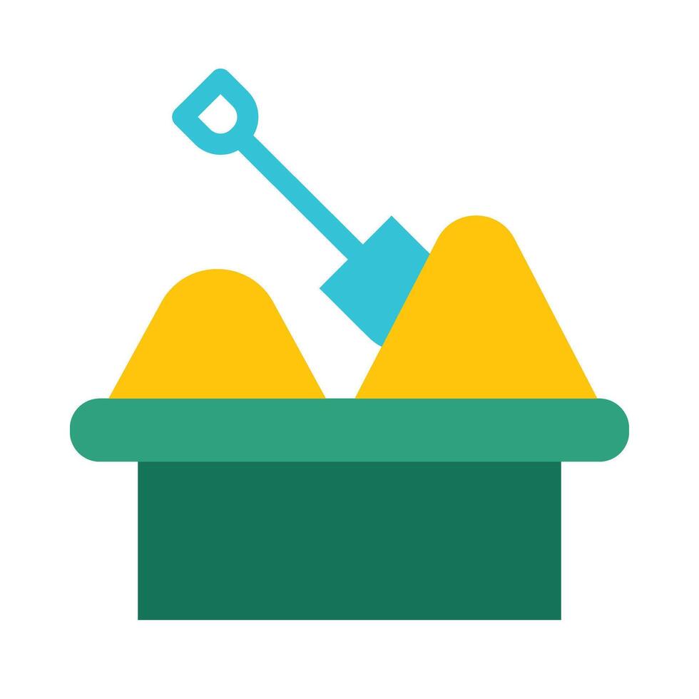 Sandbox Vector Flat Icon