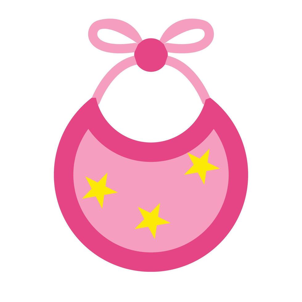 Baby Bib Vector Flat Icon
