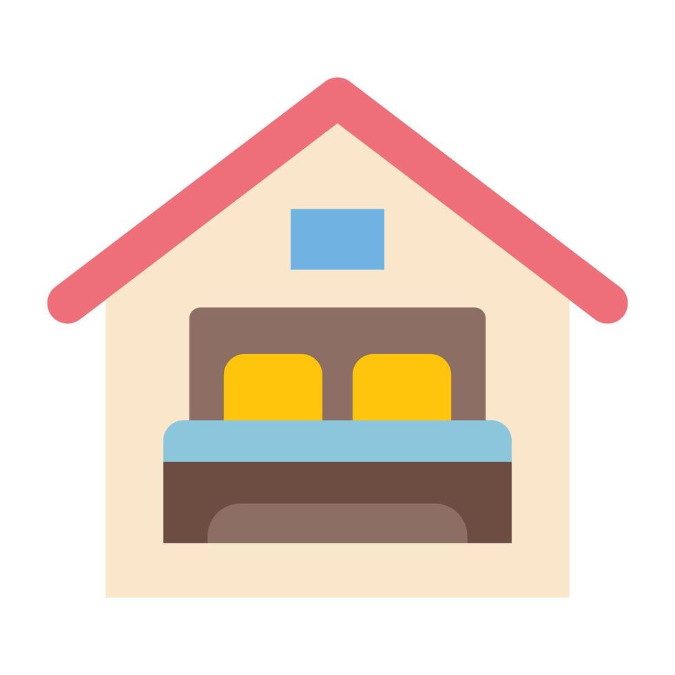 Accommodation Vector Flat Icon