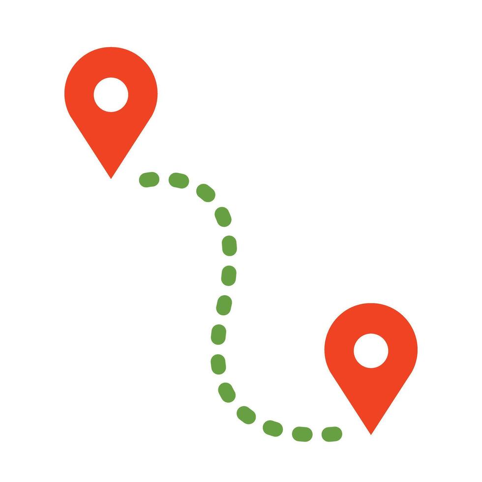 Destination Vector Flat Icon