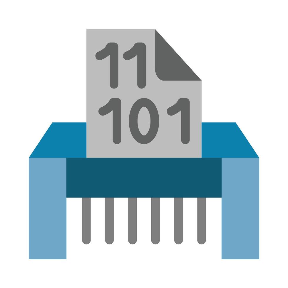 Data Erasure Vector Flat Icon